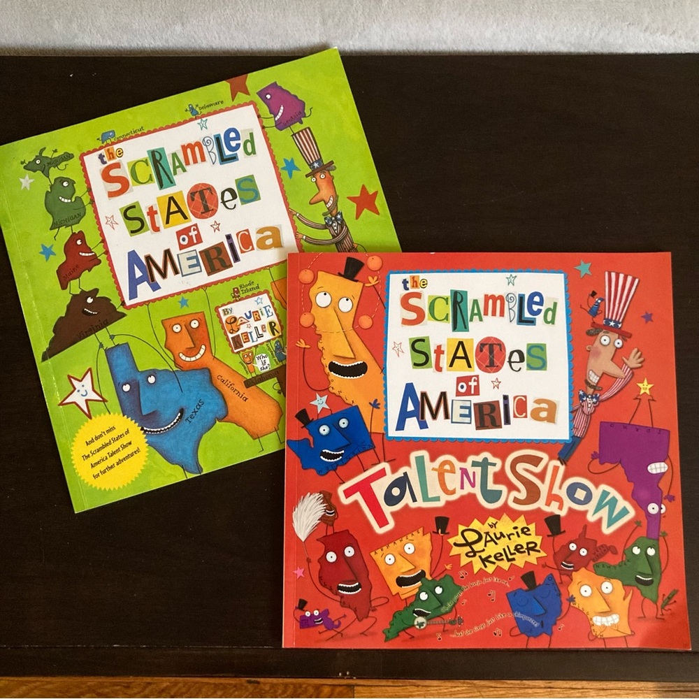 SQUARE FISH 2 American geography books